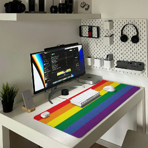 More Pride Less Prejudice Pride Month LGBTQ Desk Mat