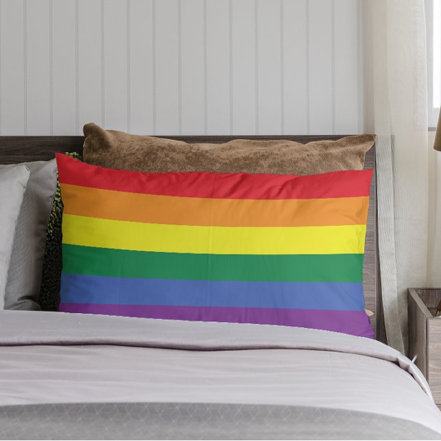 More Pride Less Prejudice Pride Month LGBTQ Lumbar Cushion (Creator Uploaded)