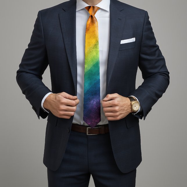 More Pride Less Prejudice Pride Month LGBTQ Tie (Creator Uploaded)