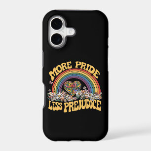 More Pride Less Prejudice Retro Rainbow Pride LGBT