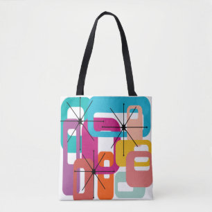 More Rectangles and Starbursts Tote Bag