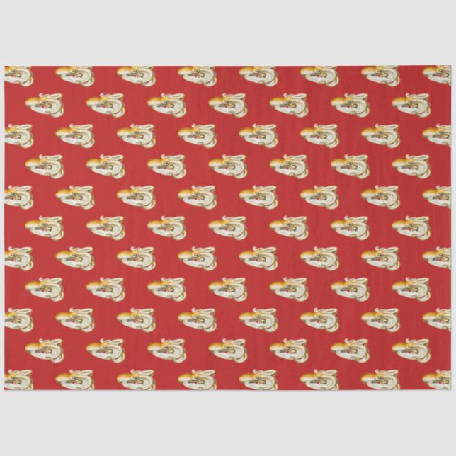 More Red and Navy Nautical Series Design 9 Tissue Paper (Front)