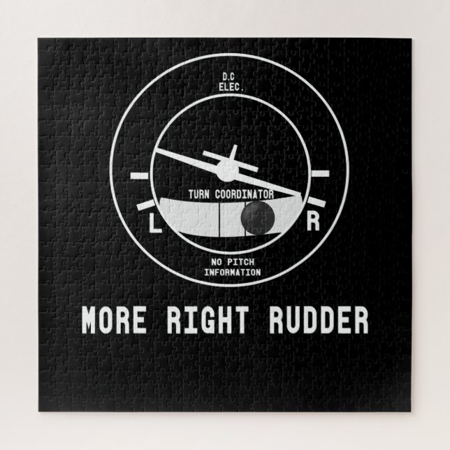 More Right Rudder Cfi Flight Instructor Pilot Gift Jigsaw Puzzle (Vertical)