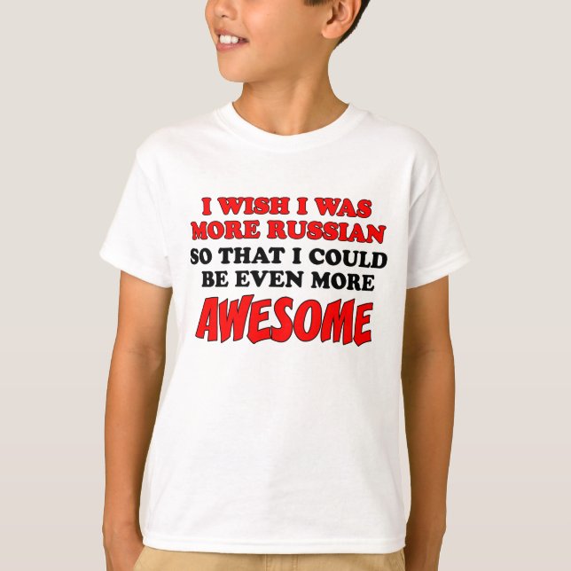 More Russian More Awesome T-Shirt (Front)