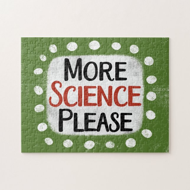 More Science Please Jigsaw Puzzle (Horizontal)
