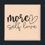 "More Self Love" Boho Inspirational Motivational Magnet<br><div class="desc">Add a gentle reminder to your daily routine with this "More Self Love" boho-style motivational magnet. Designed in modern minimalist style with soft, calming tones and elegant typography, it's perfect for encouraging self-care, self-worth, and positive energy. Whether displayed on your fridge, office board, or locker, this small but powerful magnet...</div>