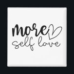 "More Self Love" Boho Inspirational Motivational Magnet<br><div class="desc">Add a gentle reminder to your daily routine with this "More Self Love" boho-style motivational magnet. Designed in modern minimalist style with soft, calming tones and elegant typography, it's perfect for encouraging self-care, self-worth, and positive energy. Whether displayed on your fridge, office board, or locker, this small but powerful magnet...</div>