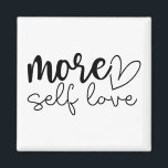 "More Self Love" Boho Inspirational Motivational Magnet<br><div class="desc">Add a gentle reminder to your daily routine with this "More Self Love" boho-style motivational magnet. Designed in modern minimalist style with soft, calming tones and elegant typography, it's perfect for encouraging self-care, self-worth, and positive energy. Whether displayed on your fridge, office board, or locker, this small but powerful magnet...</div>
