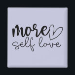 "More Self Love" Boho Inspirational Motivational Magnet<br><div class="desc">Add a gentle reminder to your daily routine with this "More Self Love" boho-style motivational magnet. Designed in modern minimalist style with soft, calming tones and elegant typography, it's perfect for encouraging self-care, self-worth, and positive energy. Whether displayed on your fridge, office board, or locker, this small but powerful magnet...</div>
