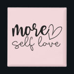 "More Self Love" Boho Inspirational Motivational Magnet<br><div class="desc">Add a gentle reminder to your daily routine with this "More Self Love" boho-style motivational magnet. Designed in modern minimalist style with soft, calming tones and elegant typography, it's perfect for encouraging self-care, self-worth, and positive energy. Whether displayed on your fridge, office board, or locker, this small but powerful magnet...</div>