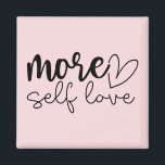 "More Self Love" Boho Inspirational Motivational Magnet<br><div class="desc">Add a gentle reminder to your daily routine with this "More Self Love" boho-style motivational magnet. Designed in modern minimalist style with soft, calming tones and elegant typography, it's perfect for encouraging self-care, self-worth, and positive energy. Whether displayed on your fridge, office board, or locker, this small but powerful magnet...</div>