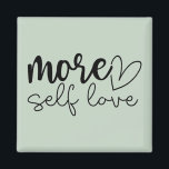 "More Self Love" Boho Inspirational Motivational Magnet<br><div class="desc">Add a gentle reminder to your daily routine with this "More Self Love" boho-style motivational magnet. Designed in modern minimalist style with soft, calming tones and elegant typography, it's perfect for encouraging self-care, self-worth, and positive energy. Whether displayed on your fridge, office board, or locker, this small but powerful magnet...</div>