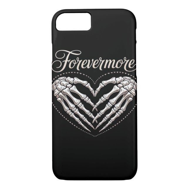 More Skeleton Hands Heart Gothic Halloween Case-Mate iPhone Case (Back)