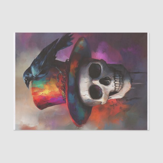 More Skull Lyfe3 Tissue Paper (Front)