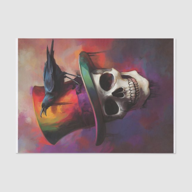 More Skull Lyfe5 Tissue Paper (Front)