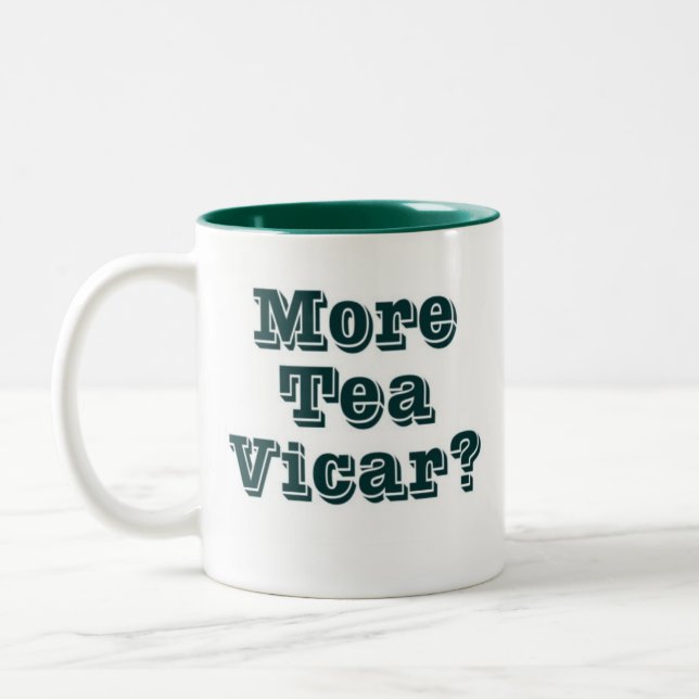 More tea Vicar Two-Tone Coffee Mug (Left)