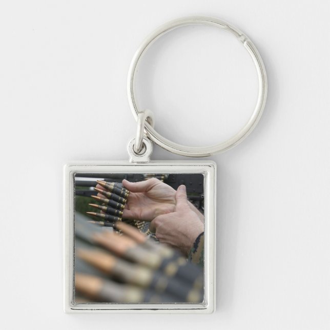 More than 3,000 rounds were fired from M-240G Key Ring (Front)