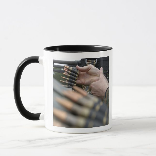 More than 3,000 rounds were fired from M-240G Mug (Left)
