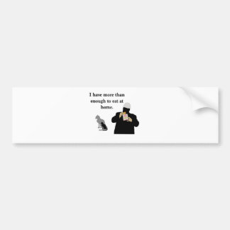 More than Enough to Eat Bumper Sticker