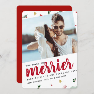 More The Merrier Christmas Pregnancy Announcement