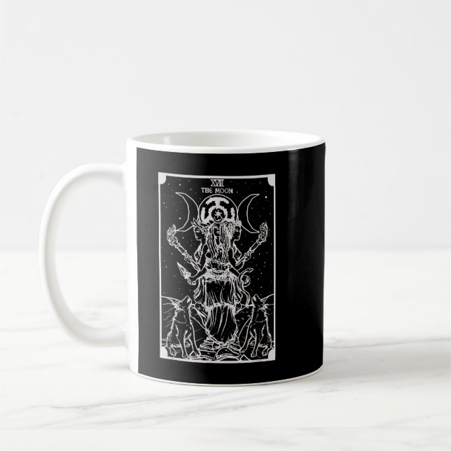 More Then Awesome Hecate Triple Moon Goddess Witch Coffee Mug (Left)