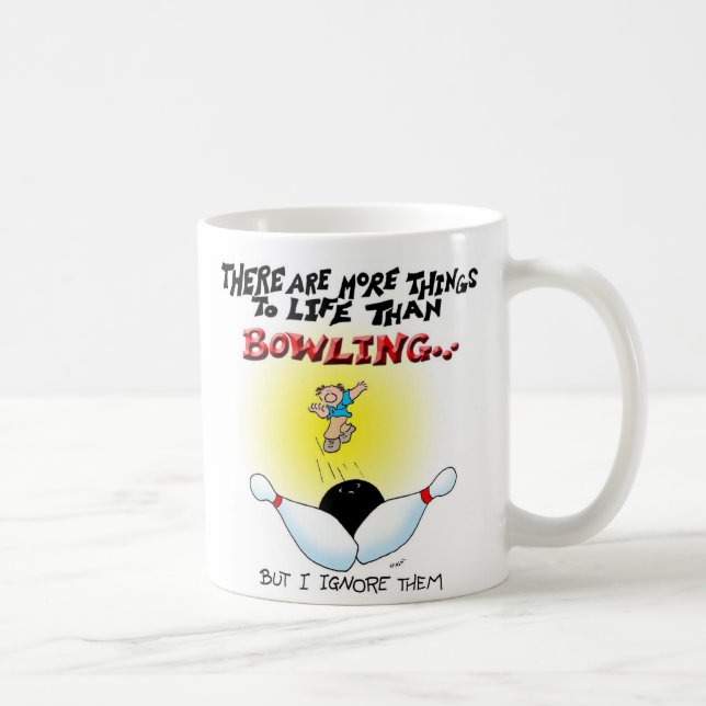 More Things Than Bowling Coffee Mug (Right)