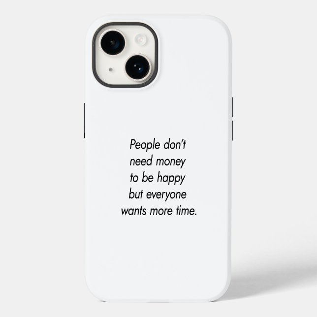 More Time iPhone Case (Back)