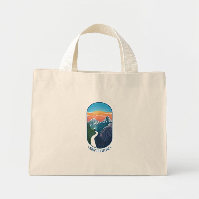 More to explore mini tote bag (Front)