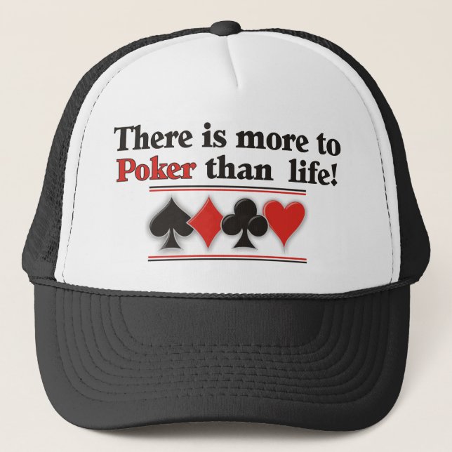 More to Poker Trucker Hat (Front)