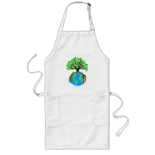 More Trees Please, Earth Day Long Apron