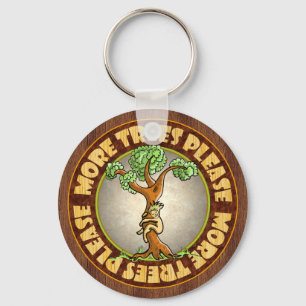 More Trees Please Key Ring