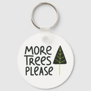 More Trees Please Key Ring