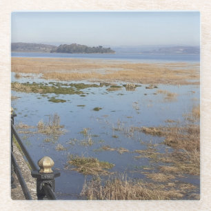 Morecambe Bay High Tide Glass Coaster