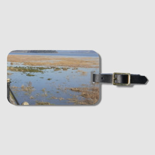 Morecambe Bay High Tide Luggage Tag