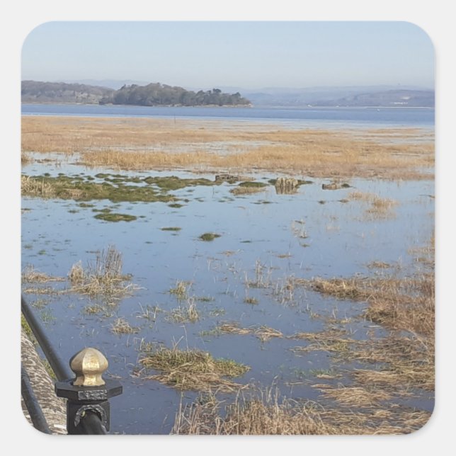 Morecambe Bay High Tide Sticker (Front)