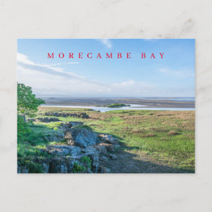 Morecambe Bay view postcard