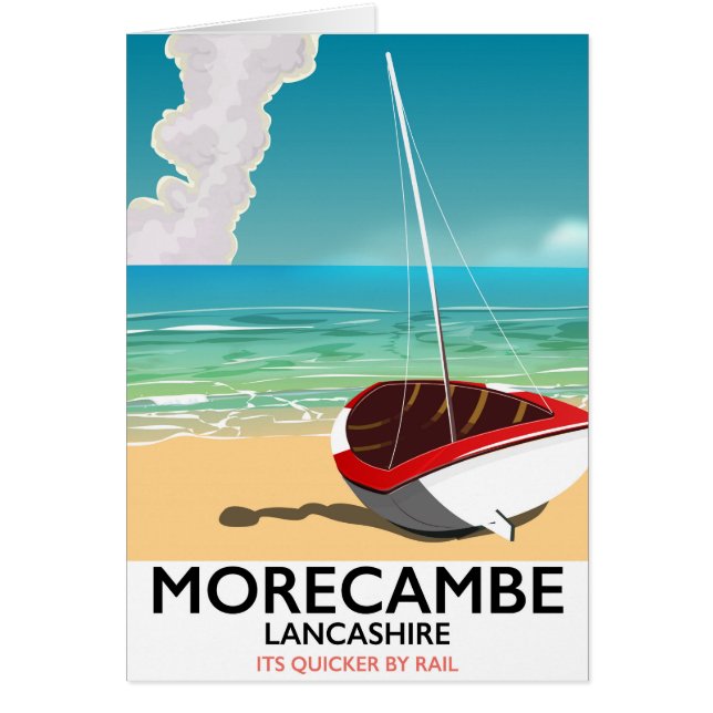 Morecambe, Lancashire Seaside travel poster (Front)