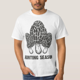 Morel Mushroom Hunting Season funny morchella fora T-Shirt