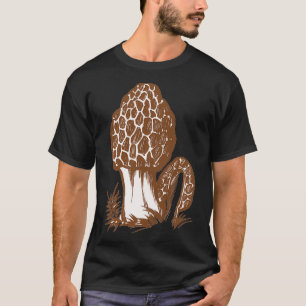 Morel Mushroom Lover Design T-Shirt