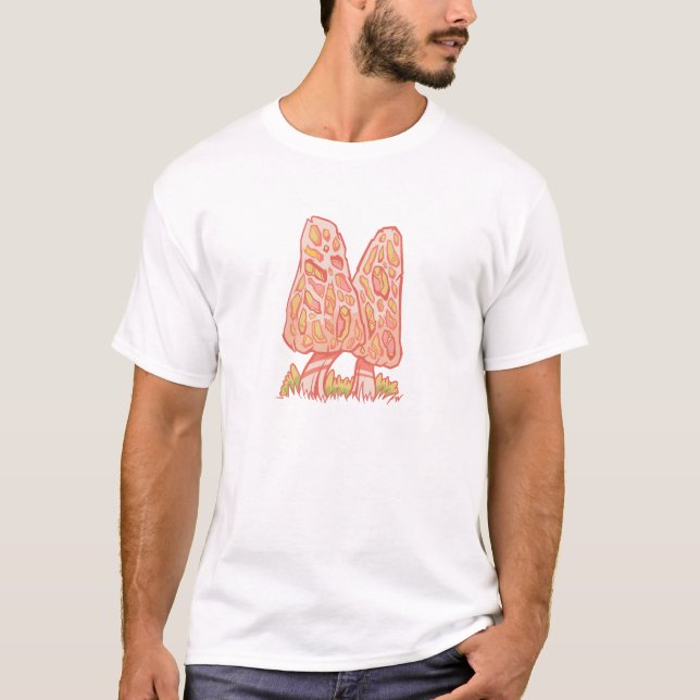 Morel Mushrooms T-Shirt (Front)