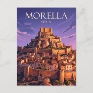 Morella Spain Postcard