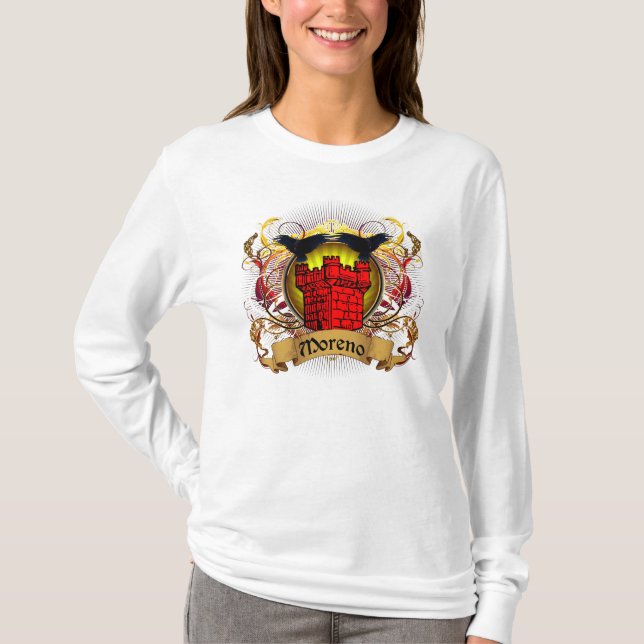 Moreno Family Crest T-Shirt (Front)