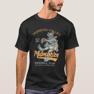 Moreno Valley Mummies Minor League Retro Baseball T-Shirt
