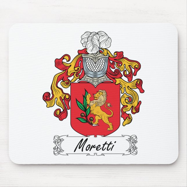 Moretti Family Crest Mouse Pad (Front)