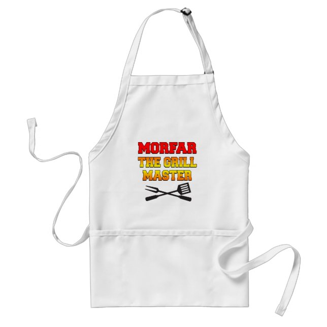 Morfar The Grill Master Swedish Grandfather Standard Apron (Front)