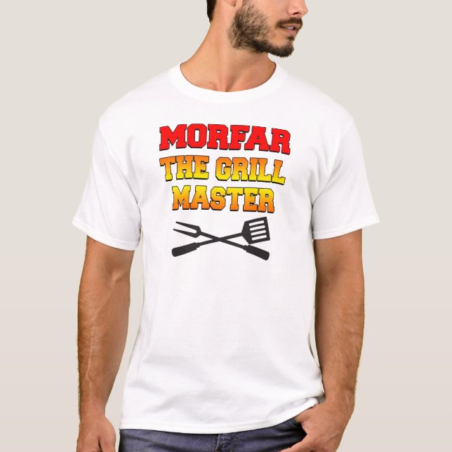 Morfar The Grill Master T-Shirt (Front)