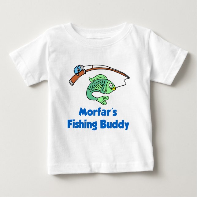 Morfar's Fishing Buddy Baby T-Shirt (Front)