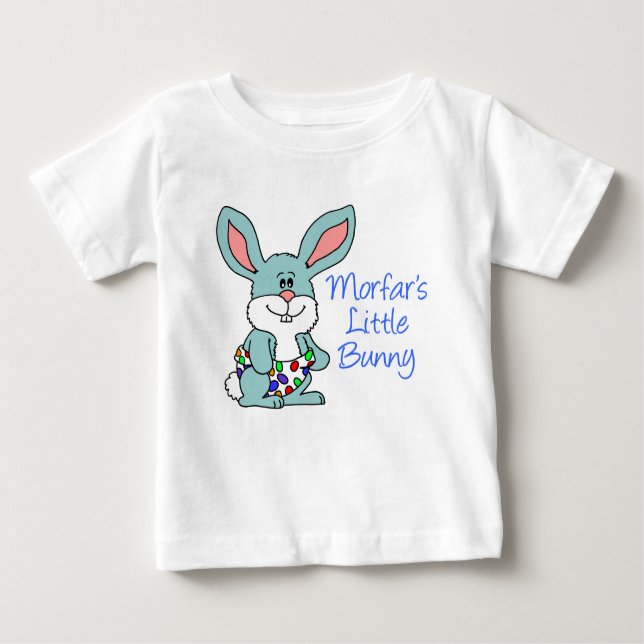 Morfar's Little Bunny Baby T-Shirt (Front)