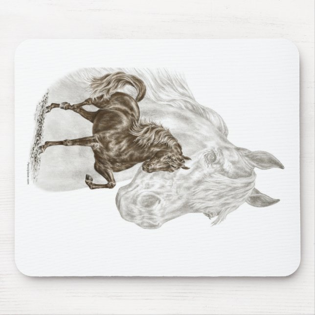 Morgan Horse Art Mouse Pad (Front)