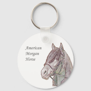 Morgan Horse Key Chain